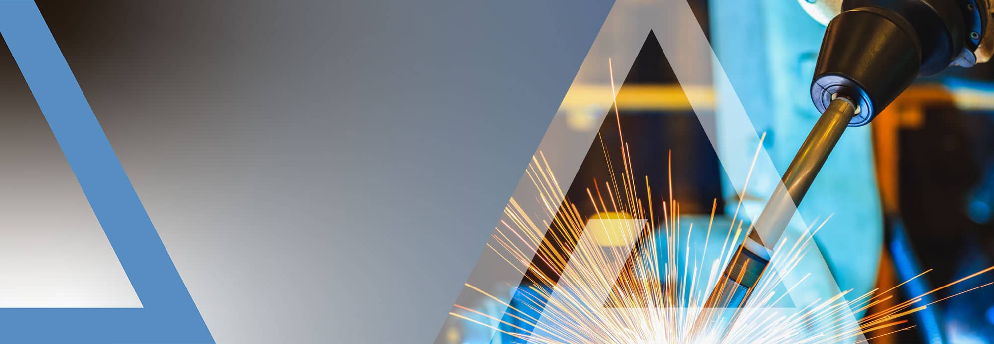 Welding being carried out at Pyramid Engineering in Liverpool