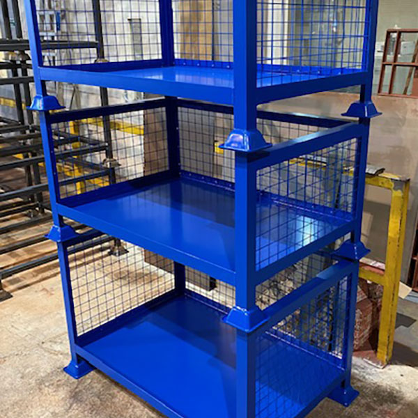 Custom stillages made by Pyramid Engineering in Liverpool