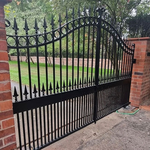 Traditional metal gate in Liverpool