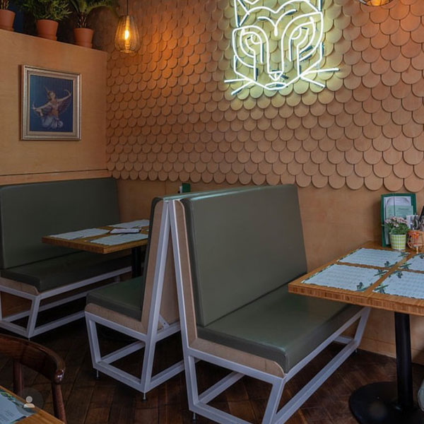 Restaurant seating and tables