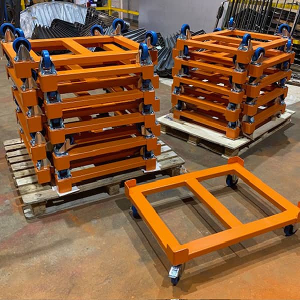 Steel pallets